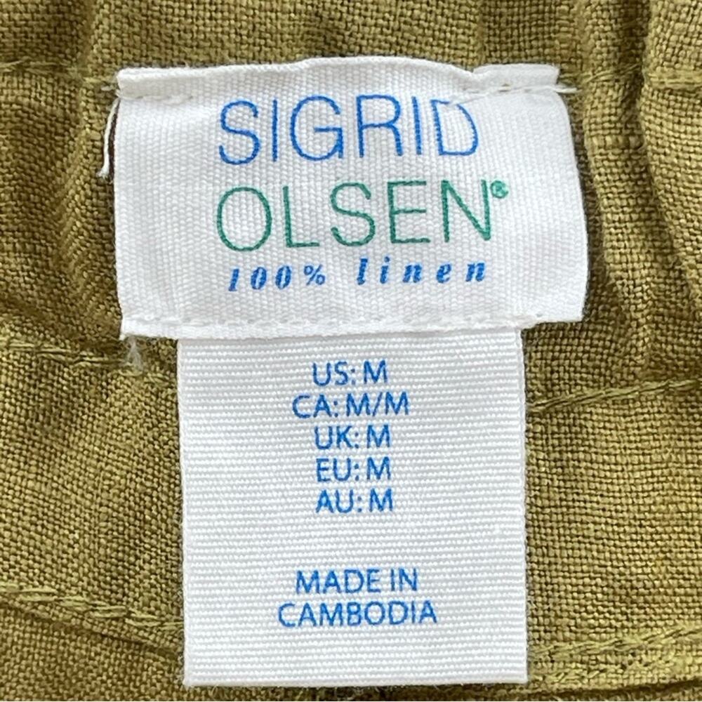Sigrid Olsen 100% Linen Breathable Comfortable Lightweight Casual Shorts Size M - Picture 5 of 8